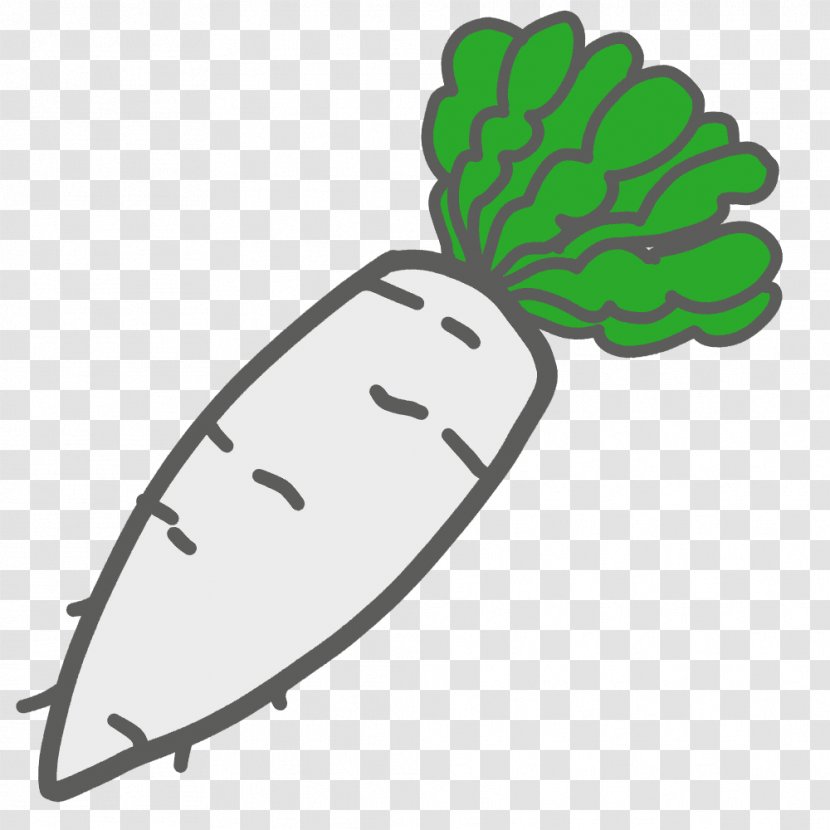 Daikon Illustration Vegetable Produce Clip Art - Tree Transparent PNG