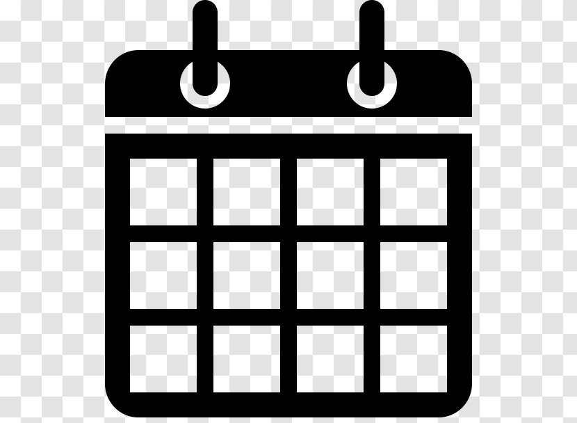Calendar Date - Black And White - Kalendar Transparent PNG