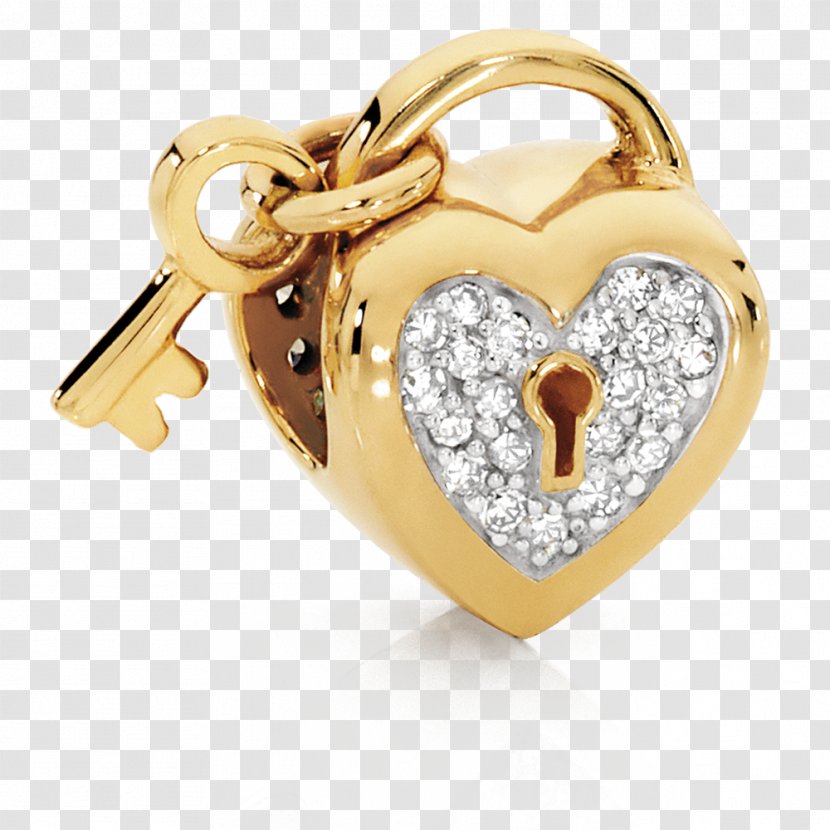 Locket Diamond Charm Bracelet Gold Ring - Jewellery - Gorgeous Transparent PNG