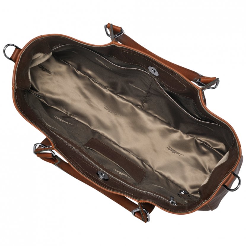 Handbag Longchamp Leather Tote Bag - Shoulder - Canvas Transparent PNG