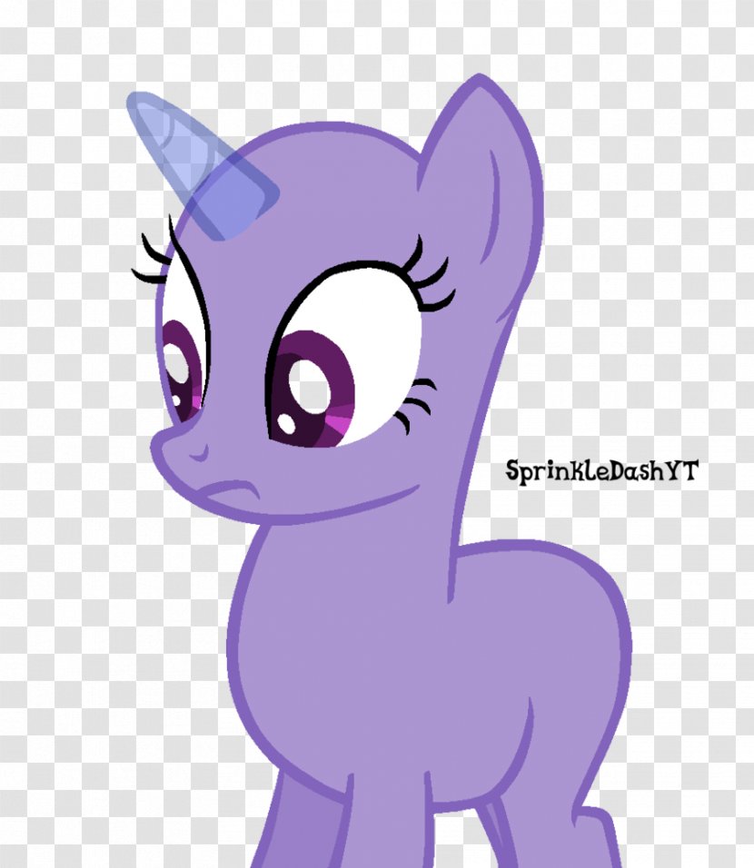 Pony Whiskers Horse Unicorn Cat - Cartoon Transparent PNG