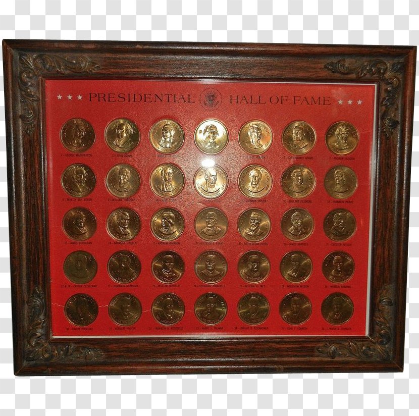 Coin Collecting Gold Collectable - Picture Frames Transparent PNG