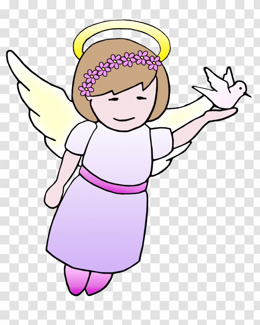 Girl Cartoon - Paint - Thumb Pleased Transparent PNG