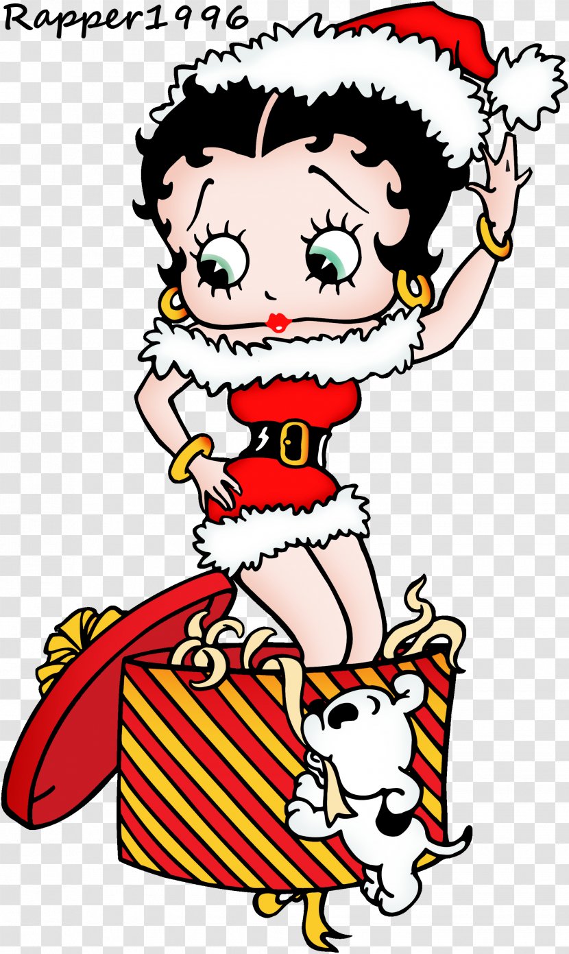 Betty Boop Drawing Christmas - Smile Transparent PNG