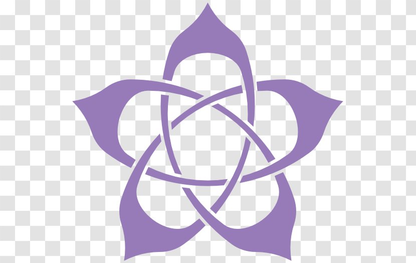 Pentagram Wicca Byte Pentacle - Purple - Fontforge Transparent PNG