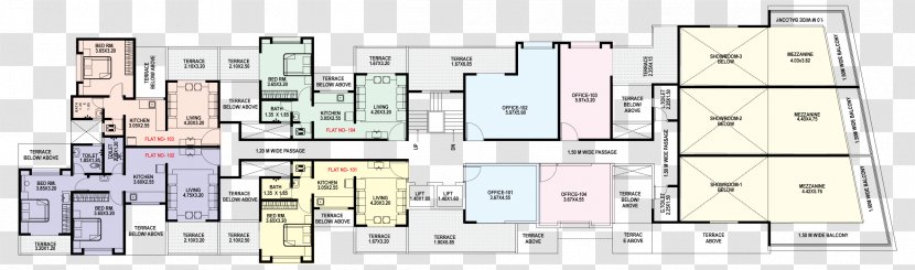 Floor Plan Image Design - Pink M - Samrat Buildcon Transparent PNG