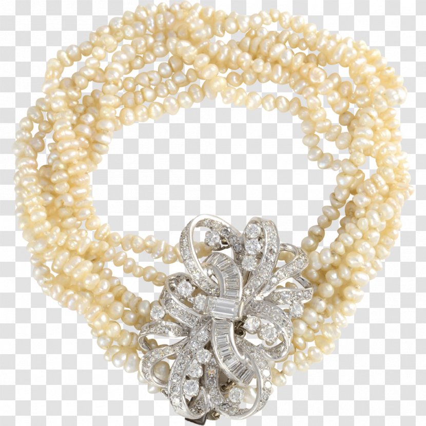 Cultured Pearl Bracelet Necklace Jewellery - Jewelry Making - Diamond Transparent PNG