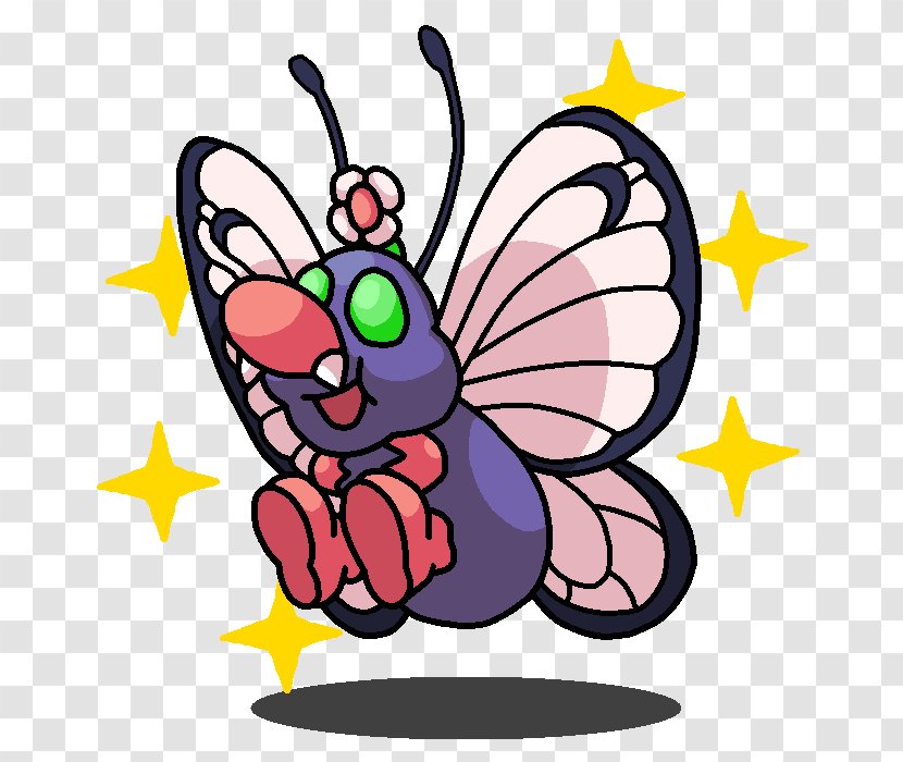 Mario Series Pokémon X And Y Platinum Butterfree - Brush Footed Butterfly Transparent PNG