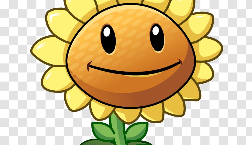 Sunflower Plants Vs Zombies - Peashooter - Wildflower Plant Stem Transparent PNG