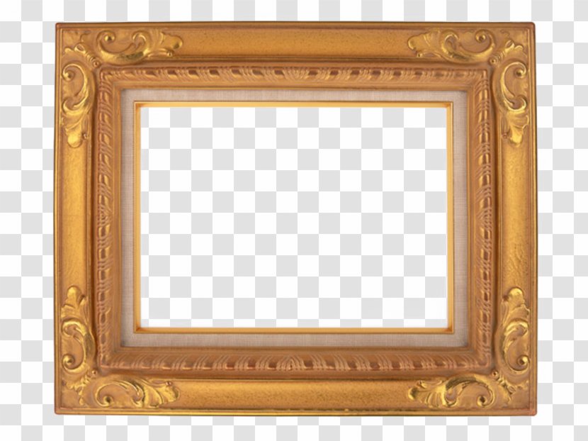 Picture Frame Stock Photography Gold - Wood Transparent PNG