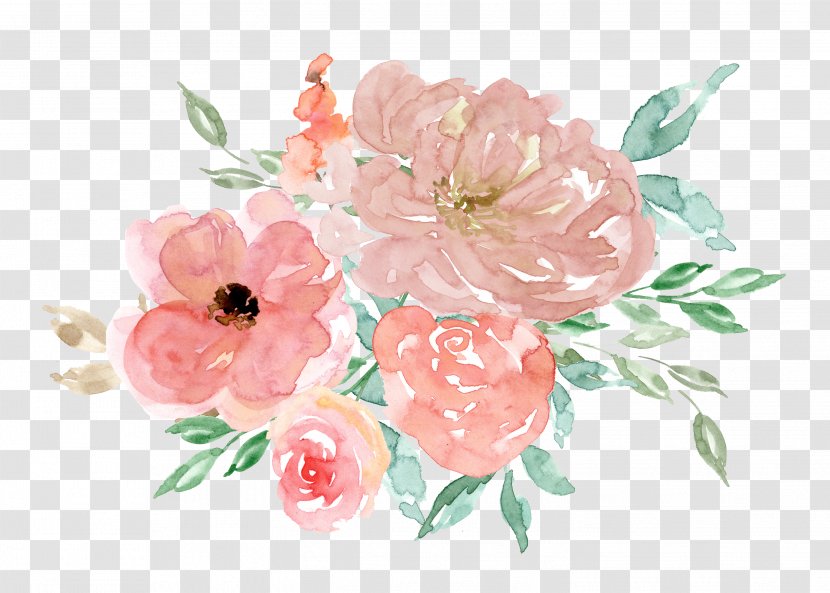 Clip Art Watercolor: Flowers Watercolor Painting Image - Pink - Flower Transparent PNG
