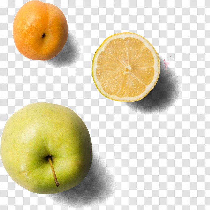 Apple Manzana Verde Lemon Auglis - Diet Food - Physical Map Transparent PNG