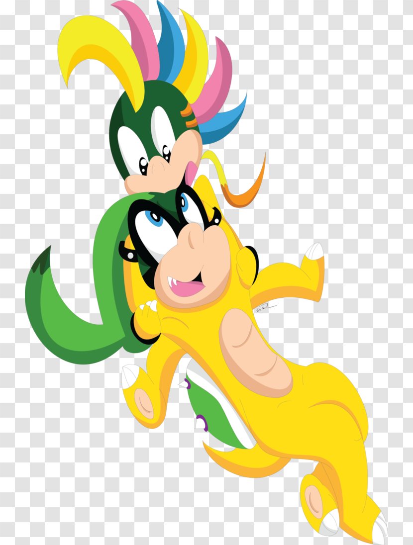 Mario Kart 8 Koopalings Animal Clip Art - Mythical Creature - Best Brother Transparent PNG