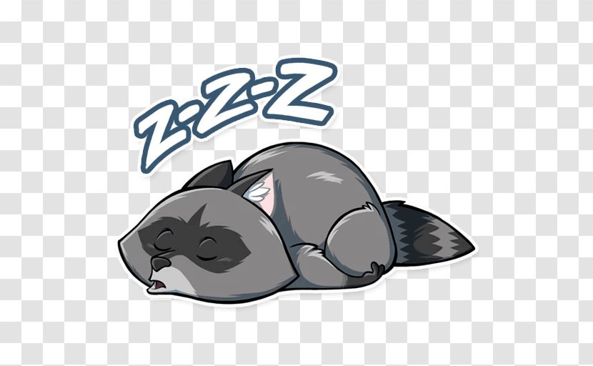 Telegram Sticker Raccoon Minions VKontakte - Cat Like Mammal Transparent PNG