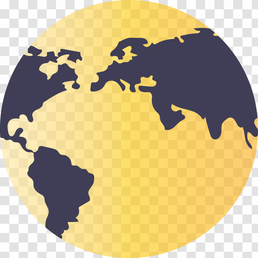 Earth Map Transparent PNG