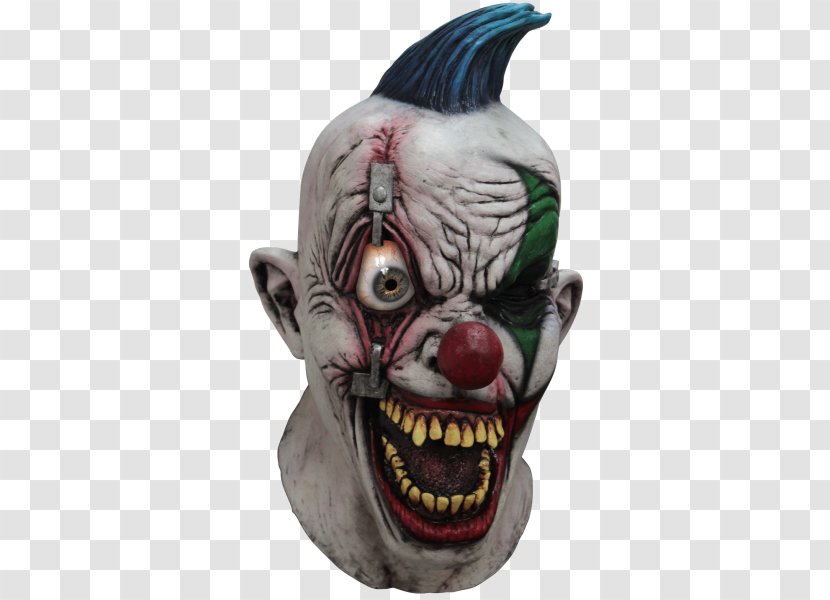 It Mask Clown Harlequin Disguise - Masque Transparent PNG