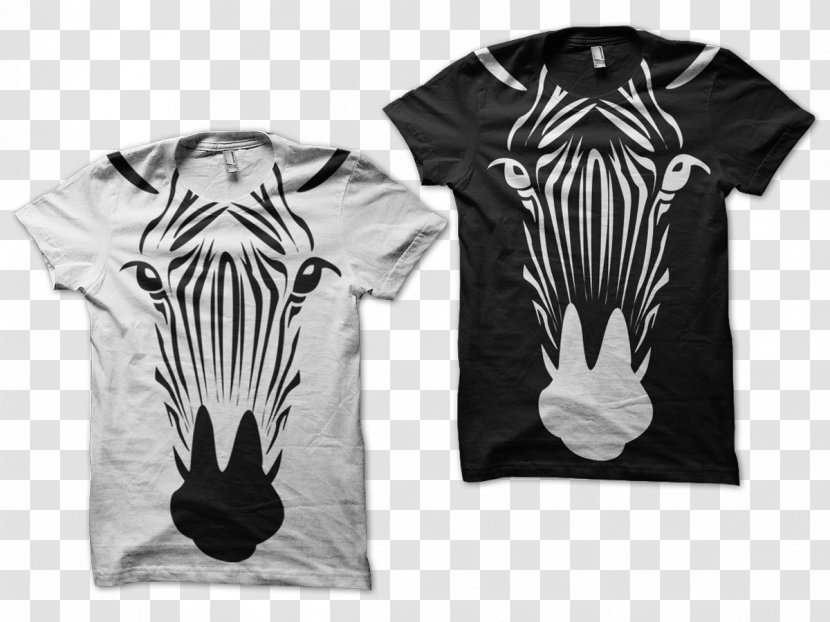 T-shirt Hoodie Sleeve Shoulder Zebra - Brand Transparent PNG