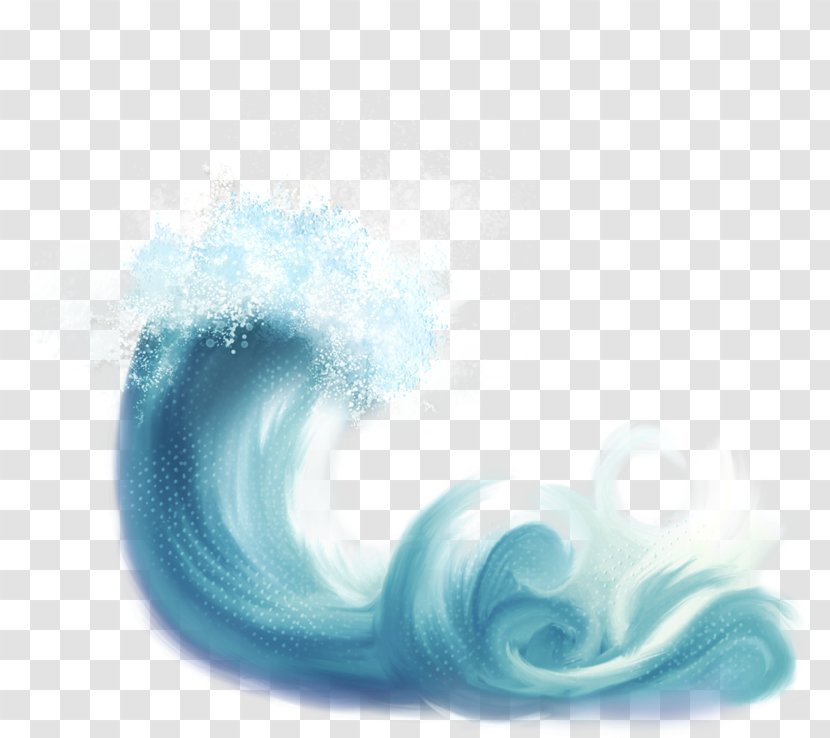 Wind Wave Light Sea - Underwater - Blue Transparent PNG
