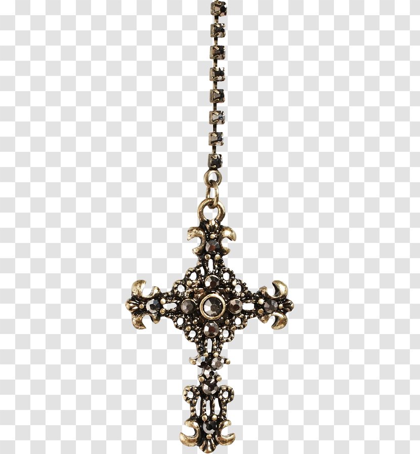 Body Jewellery Lighting Religion - Jewelry - Gothic Cross Transparent PNG