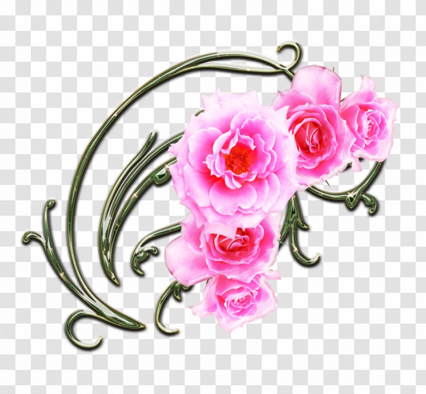 Clip Art - Garden Roses - Free Swirls Transparent PNG