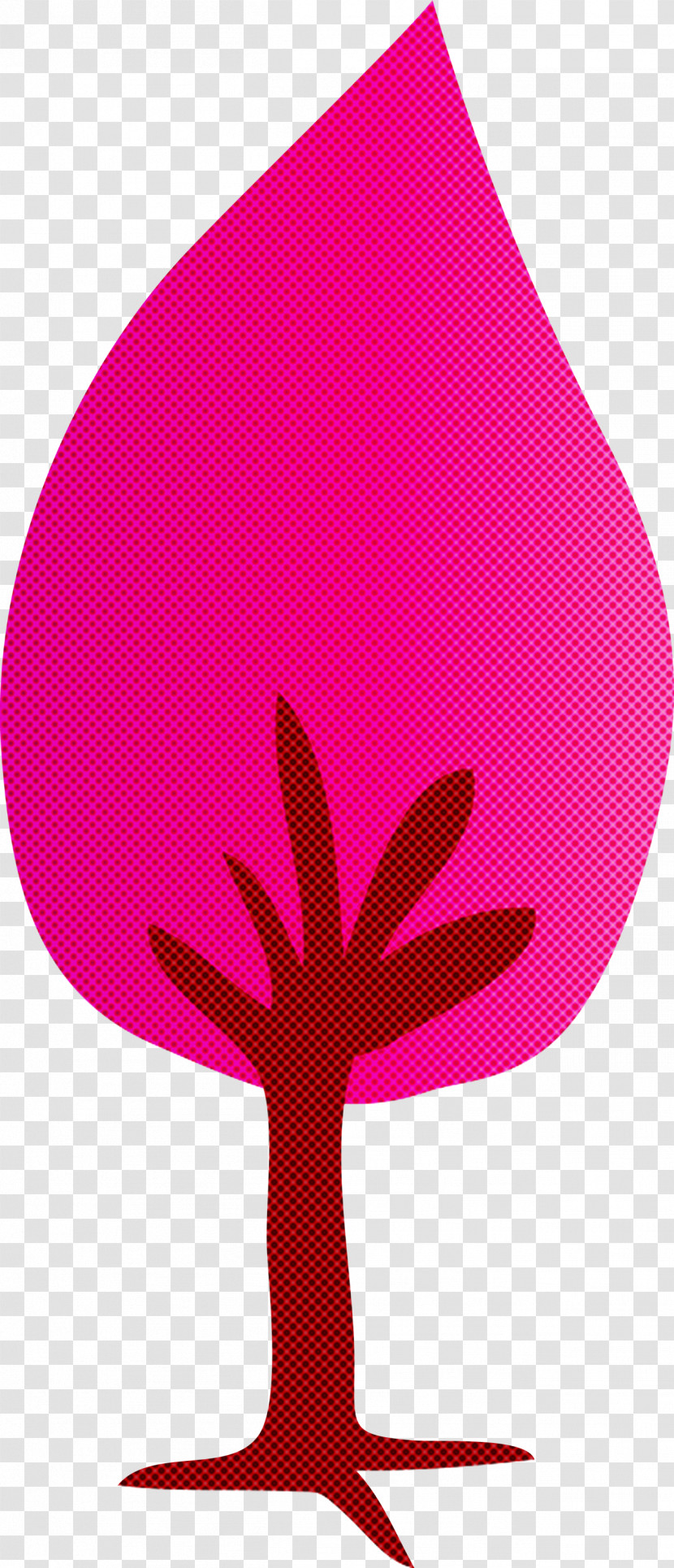 Pink Red Leaf Magenta Tree Transparent PNG