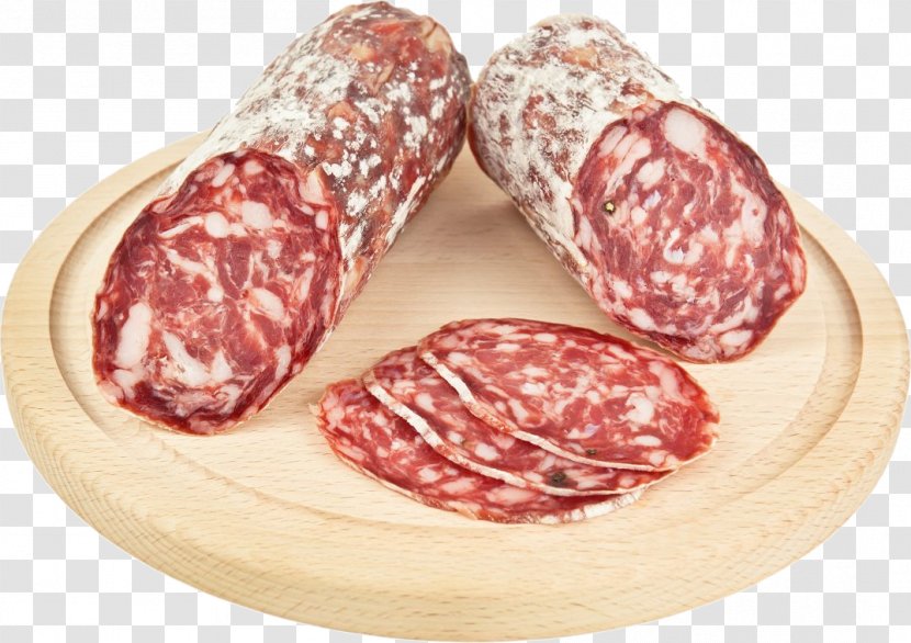 Saucisson De Lyon Charcuterie Salami Ham - Salumi Transparent PNG