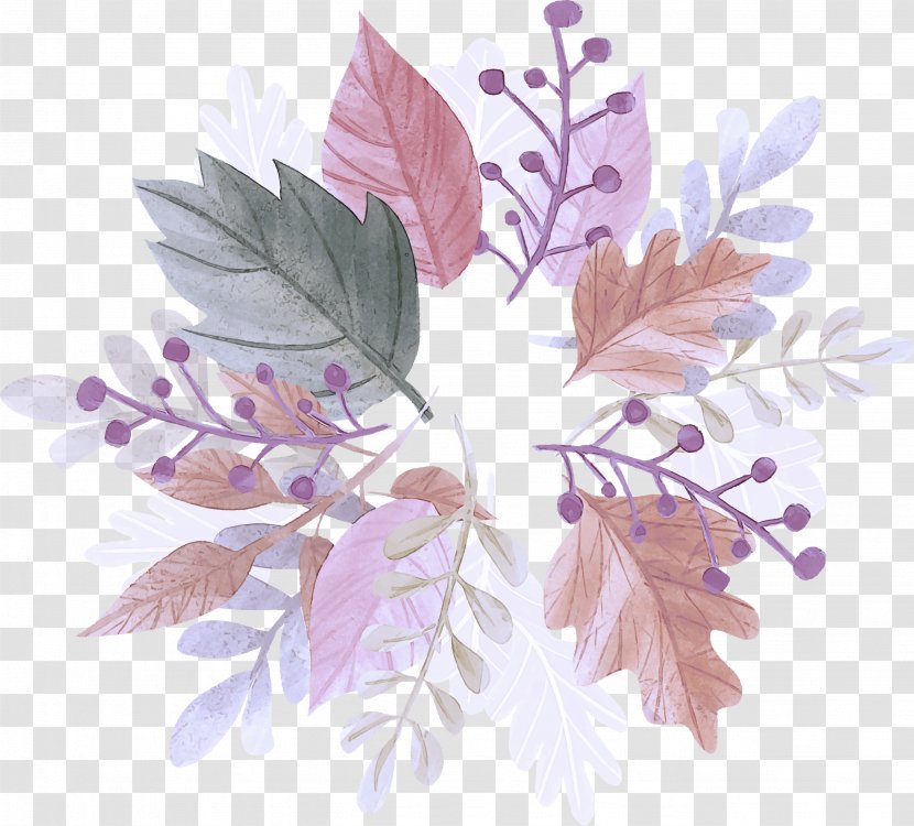 Leaf Branch Plant Flower Tree - Twig Lilac Transparent PNG