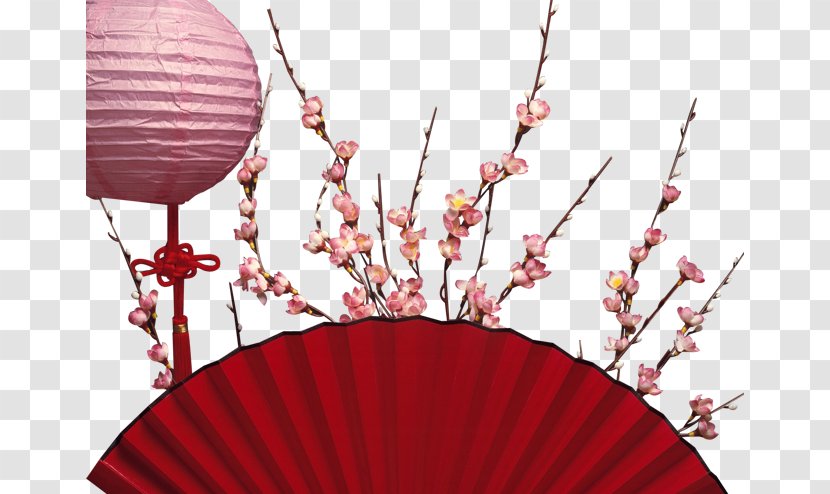 Hand Fan Flower - Umbrella - Pink Transparent PNG