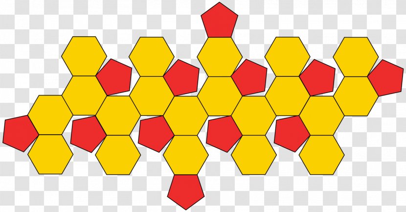Truncated Icosahedron Truncation Archimedean Solid Pentagon Hexagon - Catalan - Polyhedron Transparent PNG