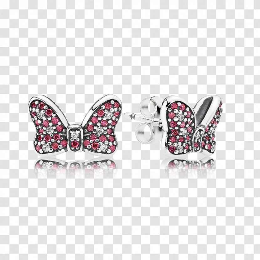 Minnie Mouse Pandora Earring Mickey Charm Bracelet - Body Jewelry - Charms Transparent PNG
