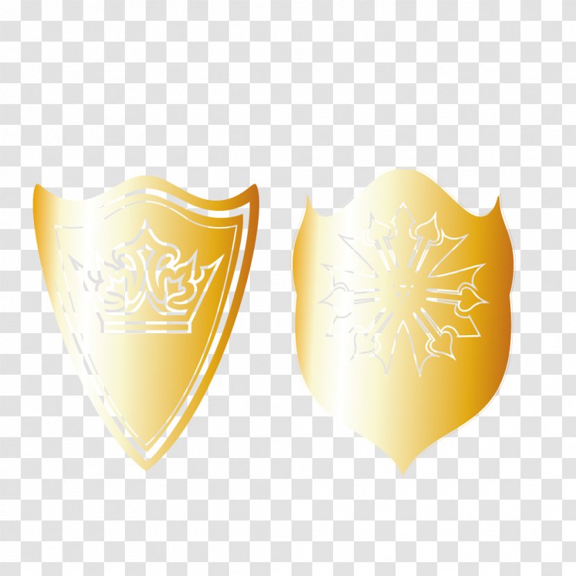 Shield - Golden Transparent PNG