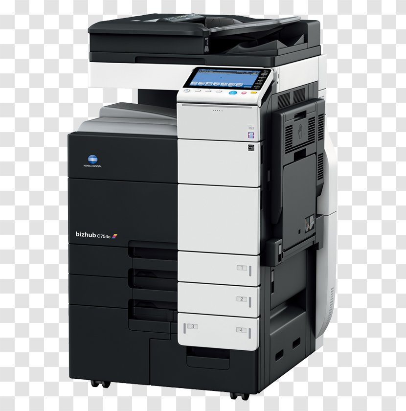 Multi-function Printer Photocopier Konica Minolta Image Scanner - Office Supplies Transparent PNG
