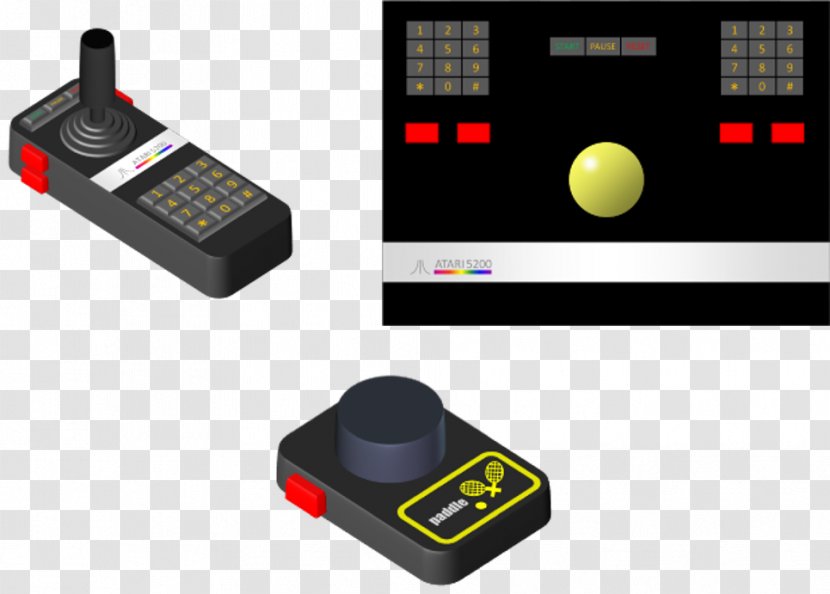Missile Command Atari 5200 Intellivision Paddle - Drawing Transparent PNG
