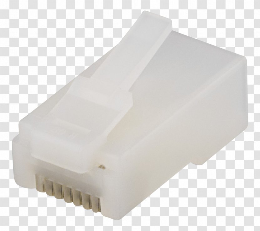 Electrical Connector Category 6 Cable Twisted Pair Registered Jack Electronics - RJ45 Transparent PNG