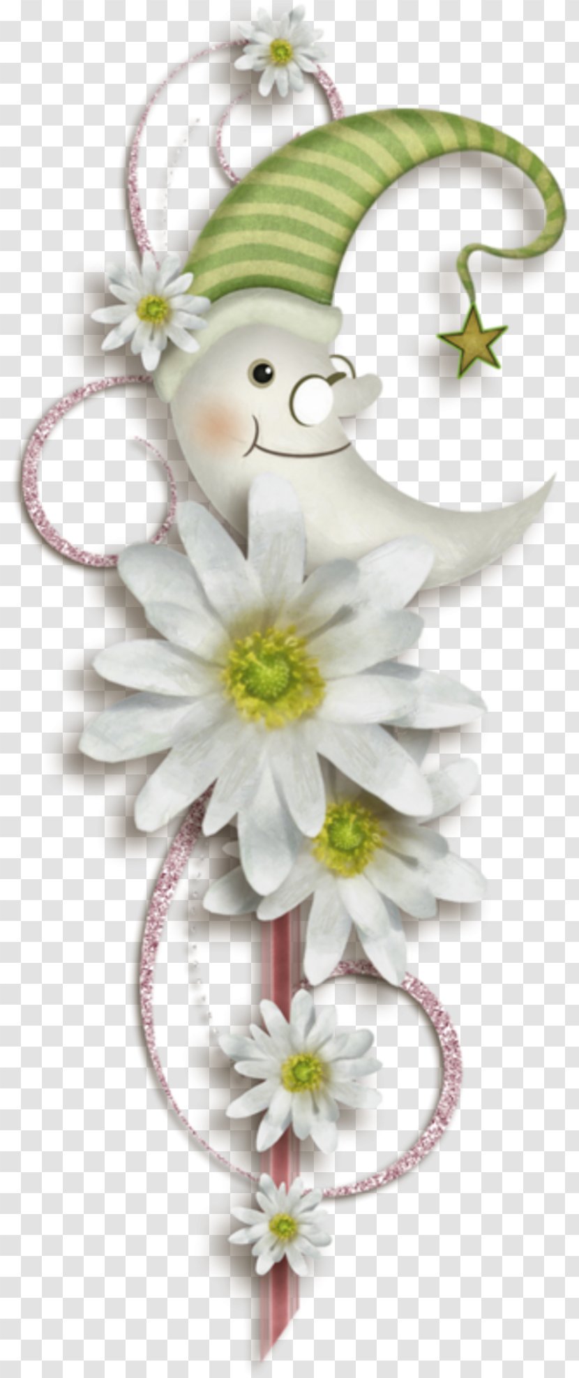 Flower Clip Art - Christmas Ornament - Crescent Transparent PNG