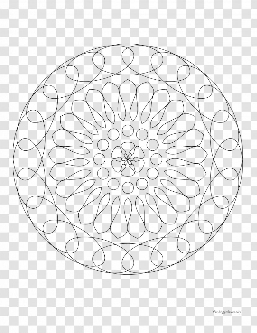 Circle Geometry Shape Point Red GFU Casa Sede Monterrey - Black And White Transparent PNG