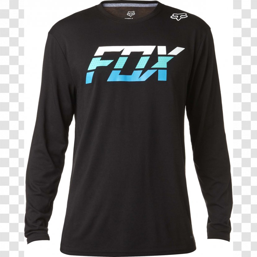 Long-sleeved T-shirt Top Fox Racing - Sleeve Transparent PNG