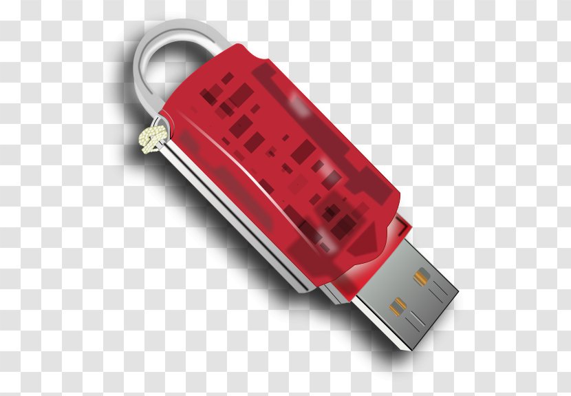 USB Flash Drives Computer Data Storage Clip Art - Technology - Translucent Transparent PNG
