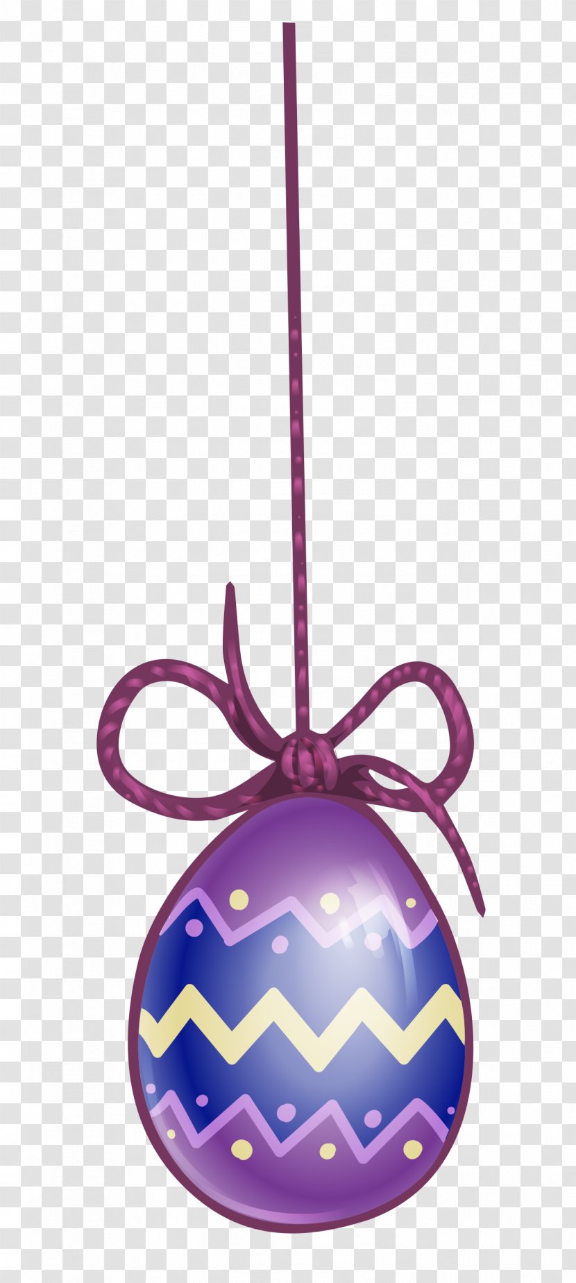 Easter Bunny Egg Basket - Magenta - Rope Hanging Purple Cartoon Balloons Transparent PNG