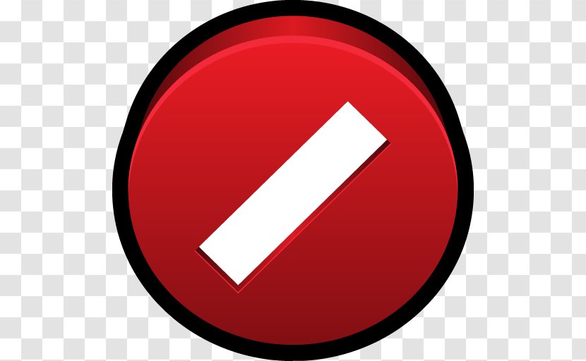 Red Area Button - Sign Transparent PNG