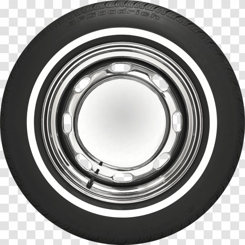 Car Alloy Wheel Rim Whitewall Tire Motor Vehicle Tires - Bfgoodrich Transparent PNG