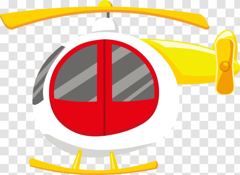 Helicopter Airplane Cartoon - Text - Vector Transparent PNG