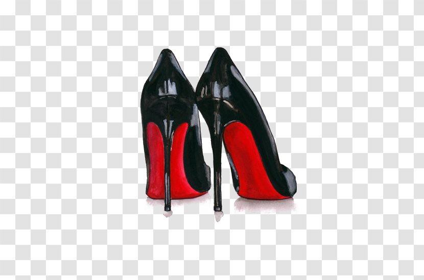 Shoe High-heeled Footwear Chanel Stiletto Heel - Dress - Black High Heels Transparent PNG