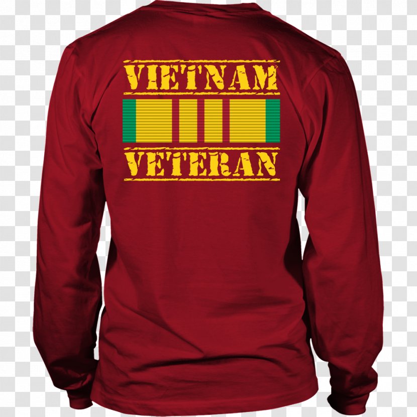 T-shirt Hoodie Sweater Sports Fan Jersey - Gift - Vietnam Veterans Transparent PNG