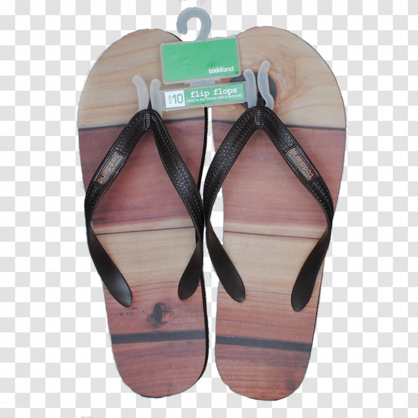 Flip-flops Slipper - Sandal - Wooden Planks Transparent PNG