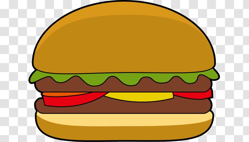 Hamburger Cheeseburger Veggie Burger Barbecue Clip Art - Fast Food Transparent PNG