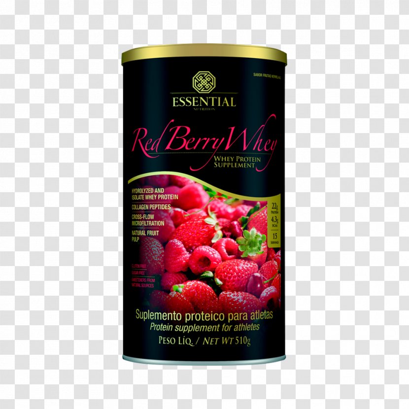 Whey Protein Nutrition Berry Dietary Supplement - Frutti Di Bosco - RED BERRY Transparent PNG