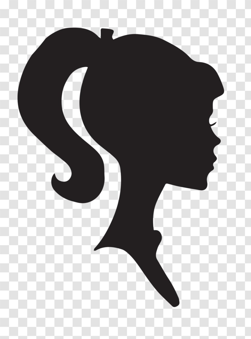 Silhouette Drawing Miss Roadworthy Woman - Female - Black Transparent PNG