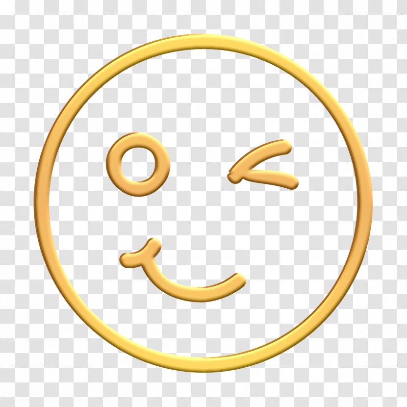 Misc Icon Wink - Facial Expression - Symbol Smiley Transparent PNG