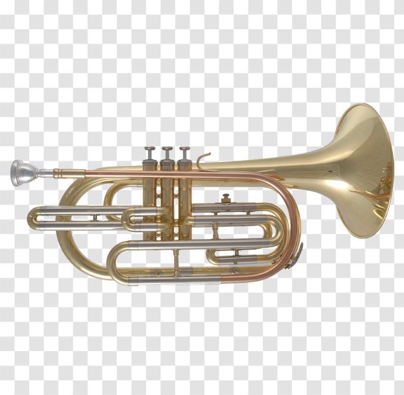 Cornet Trumpet Tenor Horn Mellophone Saxhorn - Frame Transparent PNG